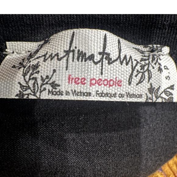 Free People - Straps In The Back Bodysuit (Black) - Size Small - Picture 2 of 8